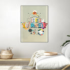 Be Yourself by Kavan & Company on GIANT ART - multi inspirational, novelty, design/type, illustration, typography