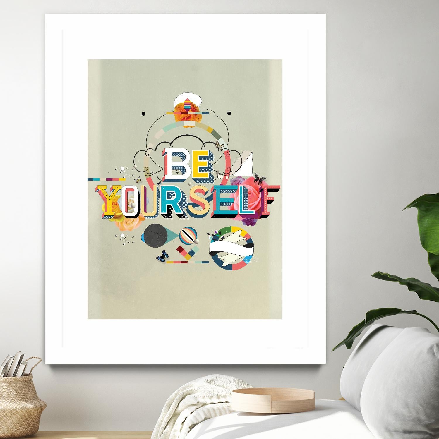 Be Yourself by Kavan & Company on GIANT ART - multi inspirational, novelty, design/type, illustration, typography