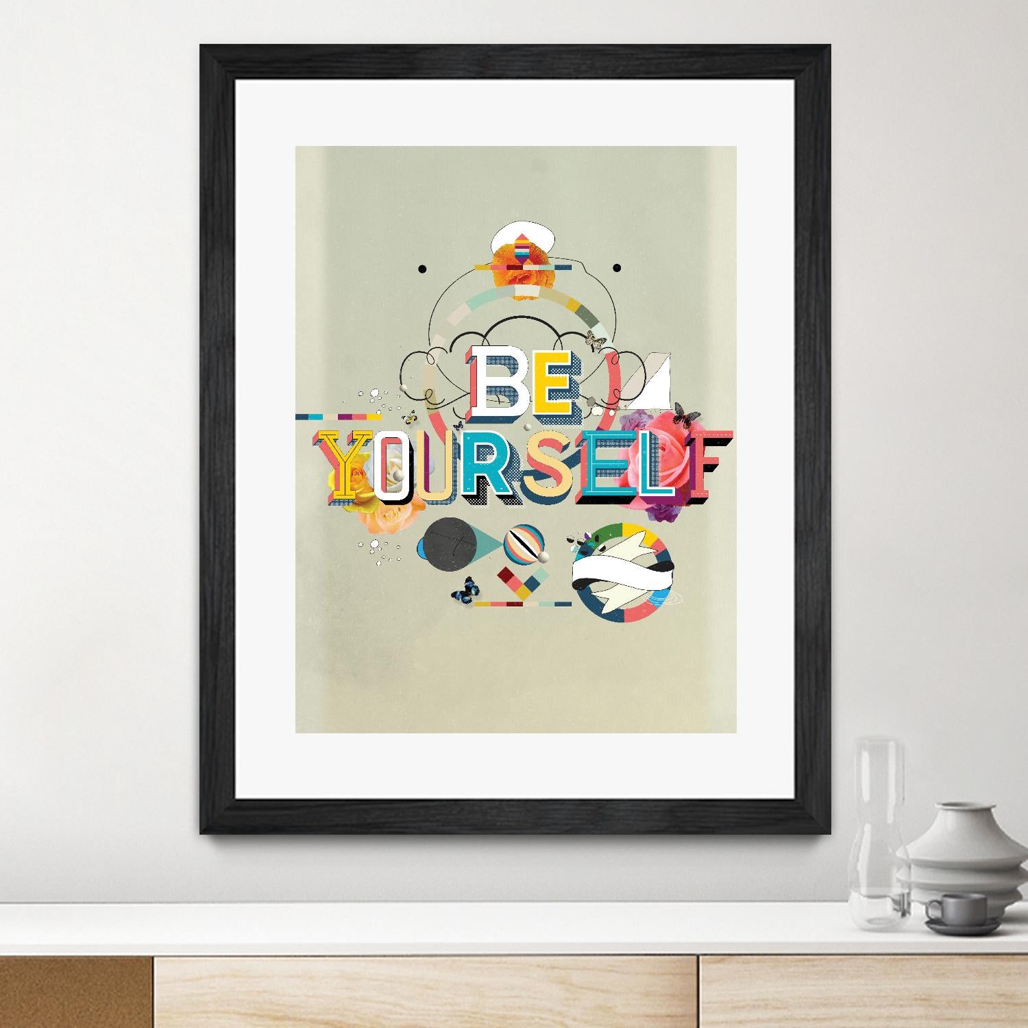 Be Yourself by Kavan & Company on GIANT ART - multi inspirational, novelty, design/type, illustration, typography