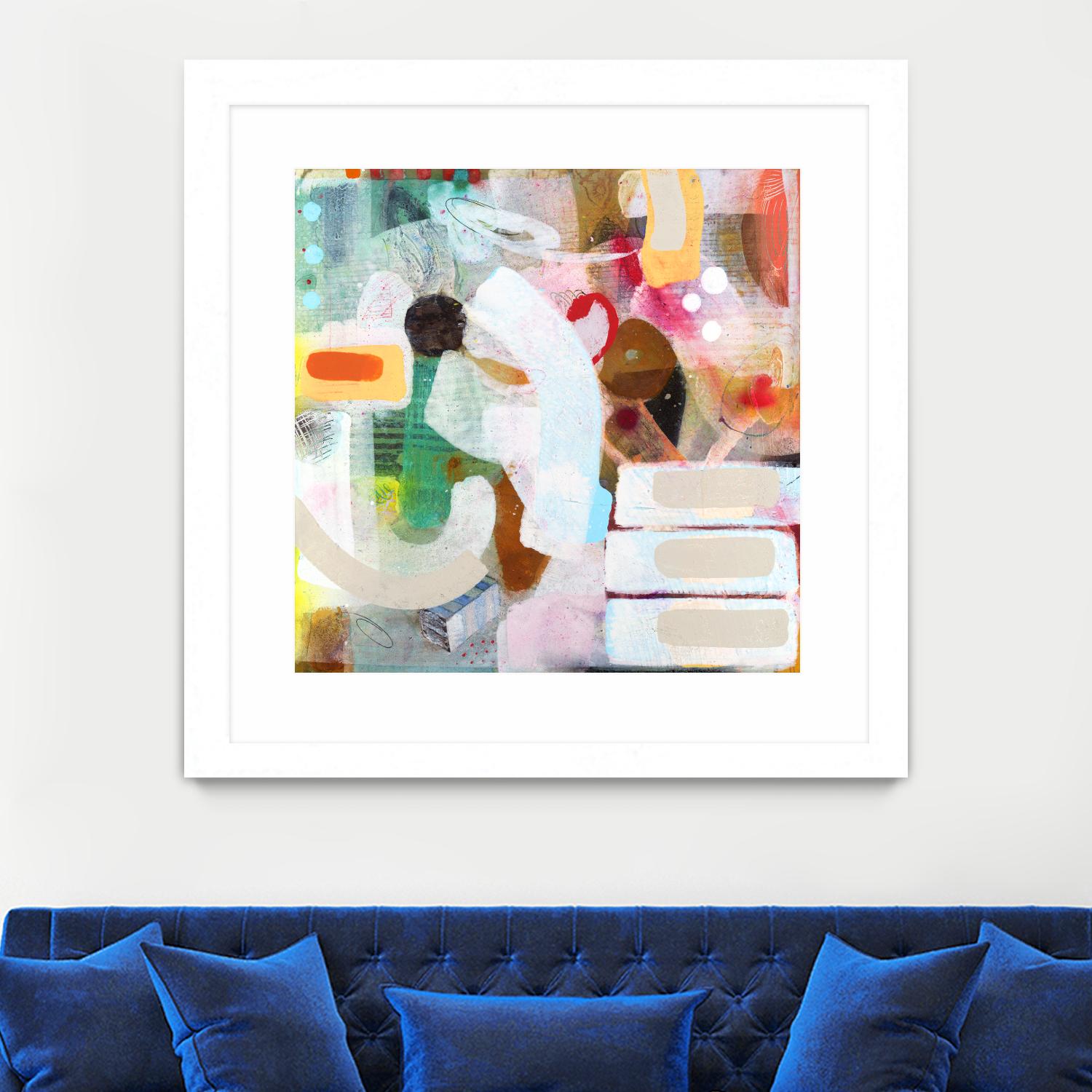 Changed My Mind 3 by Aleah Koury on GIANT ART - white abstract