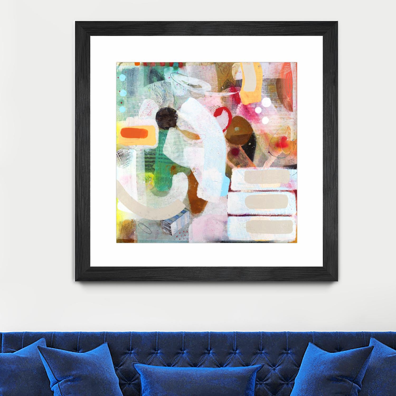 Changed My Mind 3 by Aleah Koury on GIANT ART - white abstract