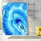 Blue Agate by Nancy Knight on GIANT ART - multicolor abstracts; contemporary