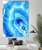 Blue Agate by Nancy Knight on GIANT ART - multicolor abstracts; contemporary