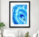 Blue Agate by Nancy Knight on GIANT ART - multicolor abstracts; contemporary