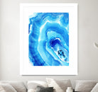 Blue Agate by Nancy Knight on GIANT ART - multicolor abstracts; contemporary