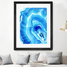 Blue Agate by Nancy Knight on GIANT ART - multicolor abstracts; contemporary