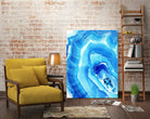 Blue Agate by Nancy Knight on GIANT ART - multicolor abstracts; contemporary