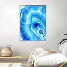 Blue Agate by Nancy Knight on GIANT ART - multicolor abstracts; contemporary