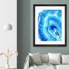 Blue Agate by Nancy Knight on GIANT ART - multicolor abstracts; contemporary