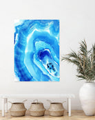Blue Agate by Nancy Knight on GIANT ART - multicolor abstracts; contemporary