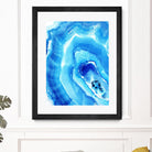 Blue Agate by Nancy Knight on GIANT ART - multicolor abstracts; contemporary