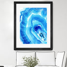 Blue Agate by Nancy Knight on GIANT ART - multicolor abstracts; contemporary