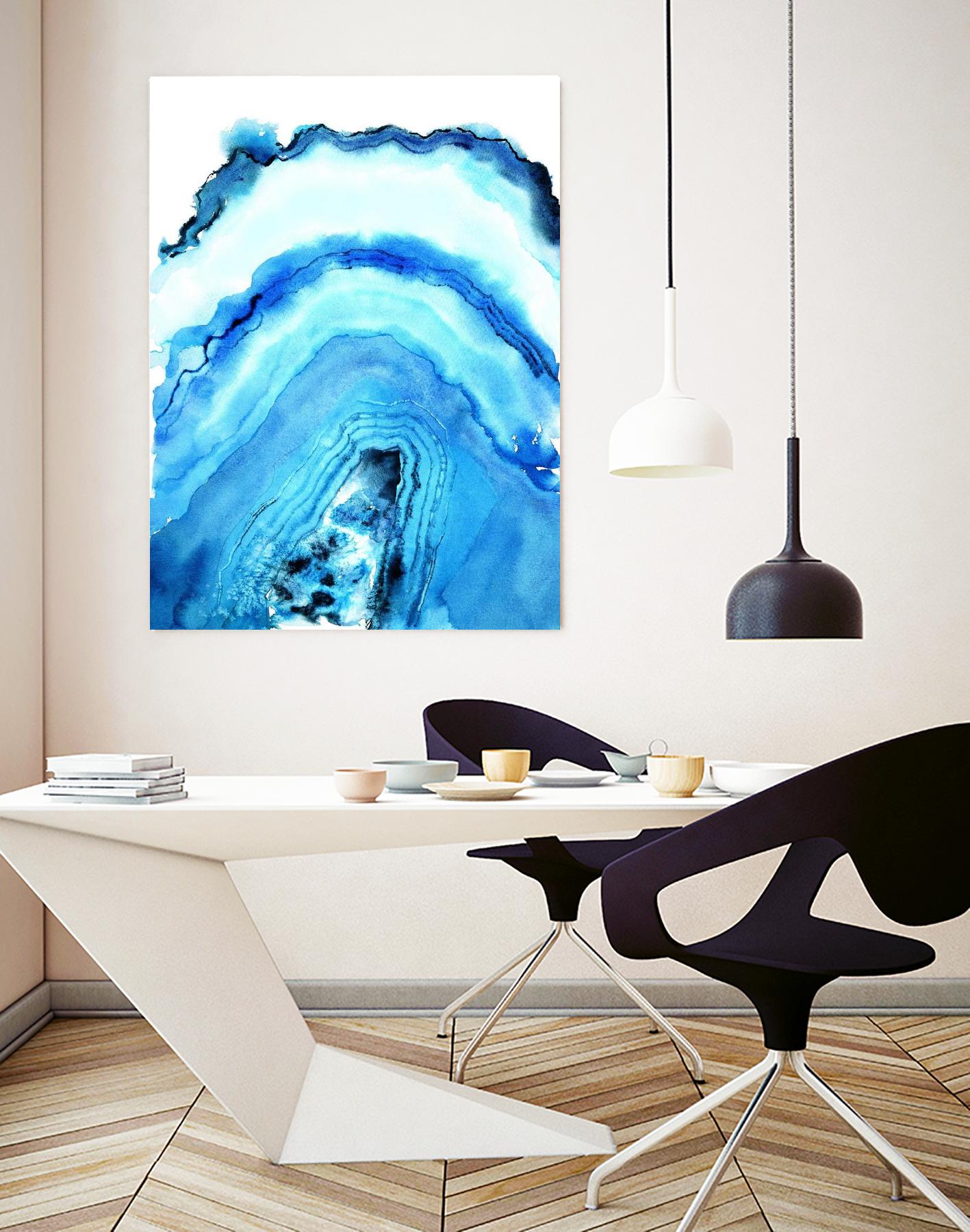 Geode Art by Nancy Knight on GIANT ART - multicolor abstracts; contemporary