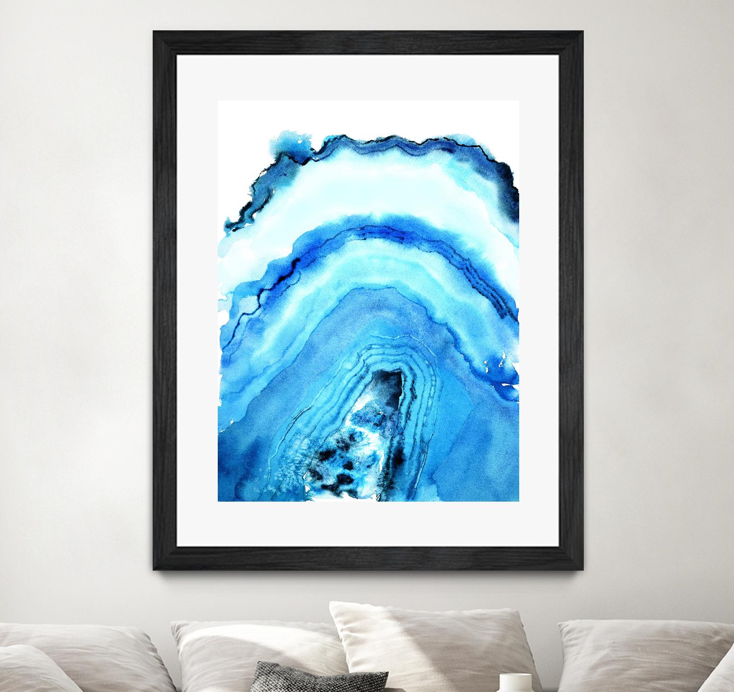 Geode Art by Nancy Knight on GIANT ART - multicolor abstracts; contemporary