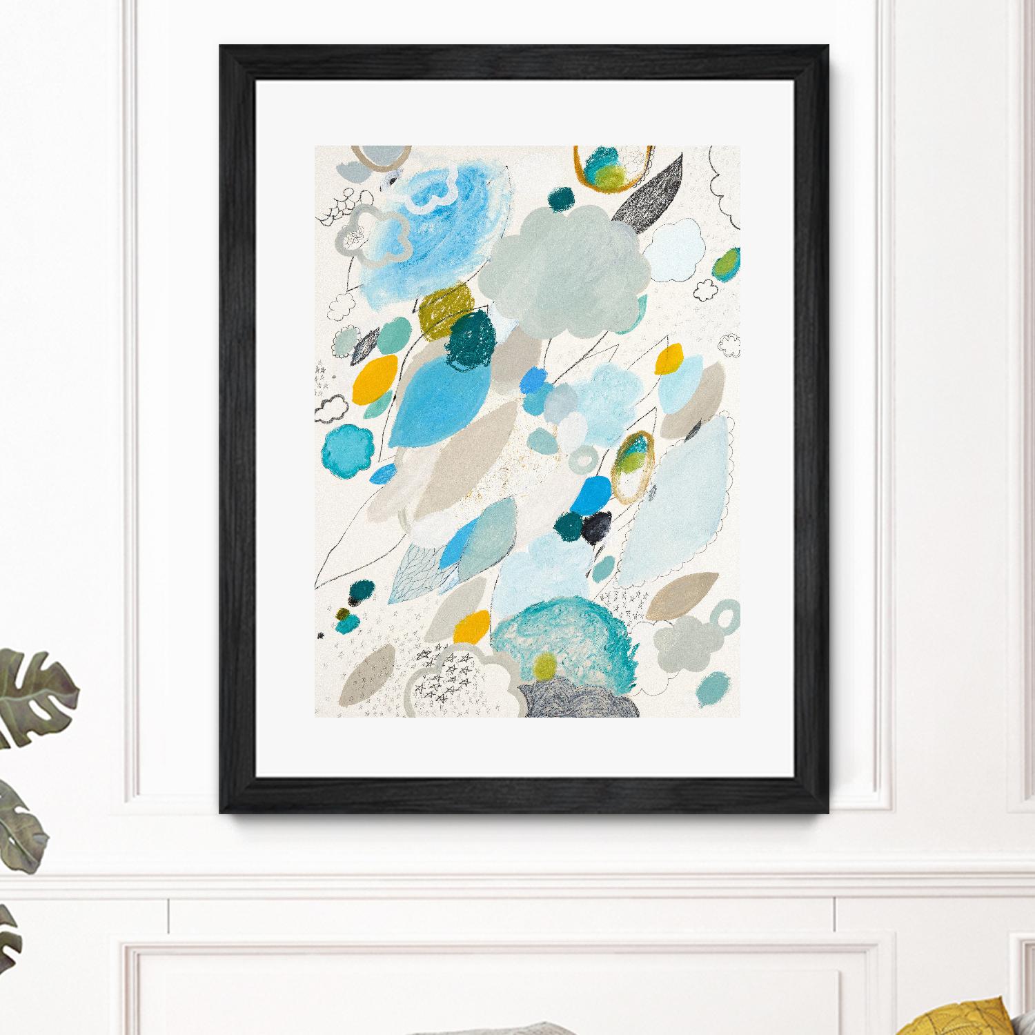 Blue Lightening by Maggie Kleinpeter on GIANT ART - multicolor abstracts; contemporary