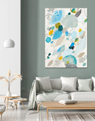 Blue Lightening by Maggie Kleinpeter on GIANT ART - multicolor abstracts; contemporary