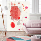 Funny Bunny Makes An Appearance by Maggie Kleinpeter on GIANT ART - multicolor abstracts; contemporary