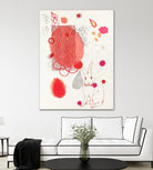 Funny Bunny Makes An Appearance by Maggie Kleinpeter on GIANT ART - multicolor abstracts; contemporary