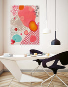 Pink Dragon Bubblegum by Maggie Kleinpeter on GIANT ART - multicolor abstracts; contemporary