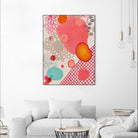 Pink Dragon Bubblegum by Maggie Kleinpeter on GIANT ART - multicolor abstracts; contemporary