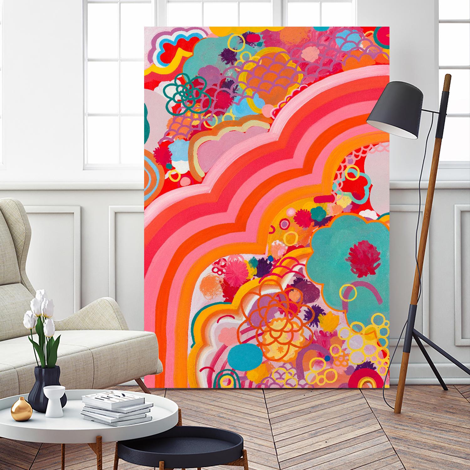 Sugar Crash by Maggie Kleinpeter on GIANT ART - multicolor abstracts; contemporary