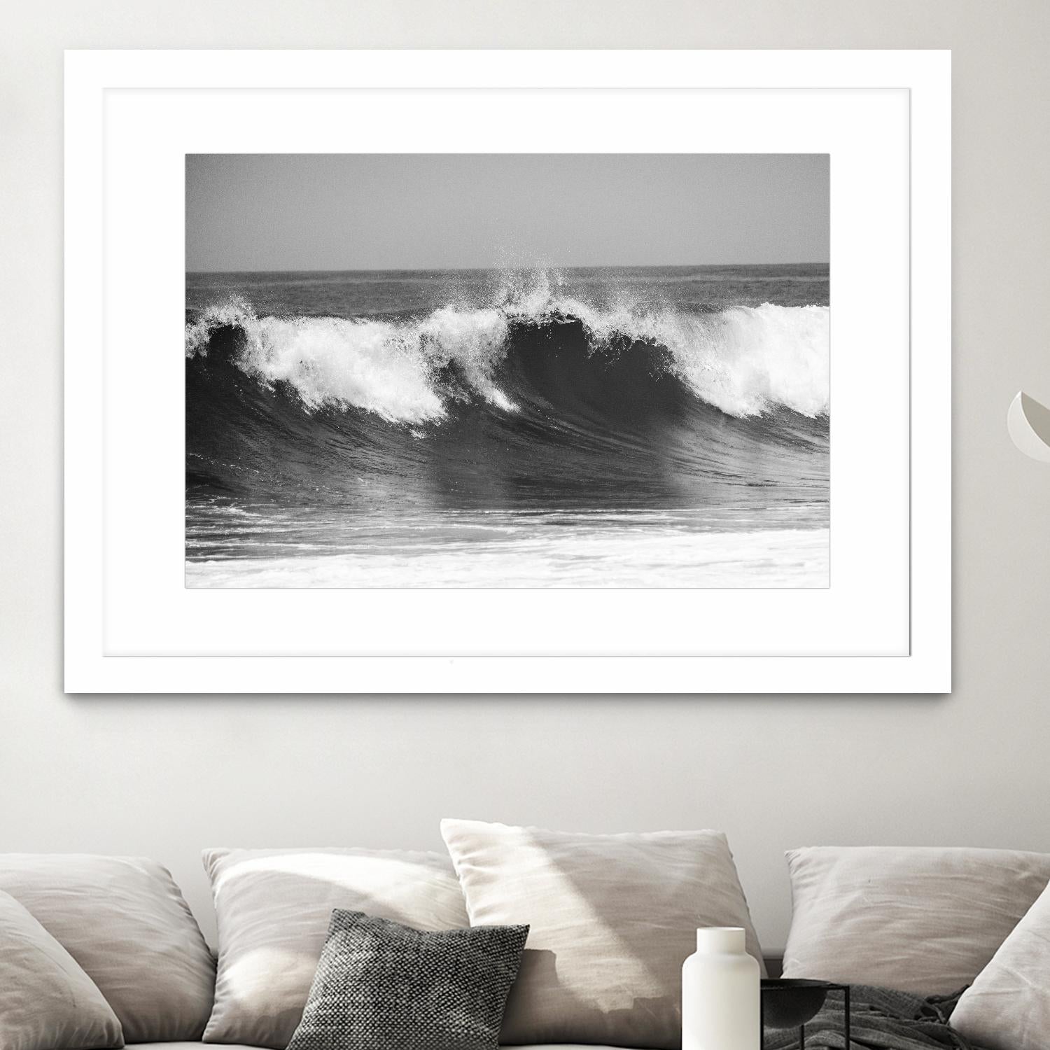 Wave BW by Vladimir Kostka on GIANT ART - multicolor photography; coastal; landscapes