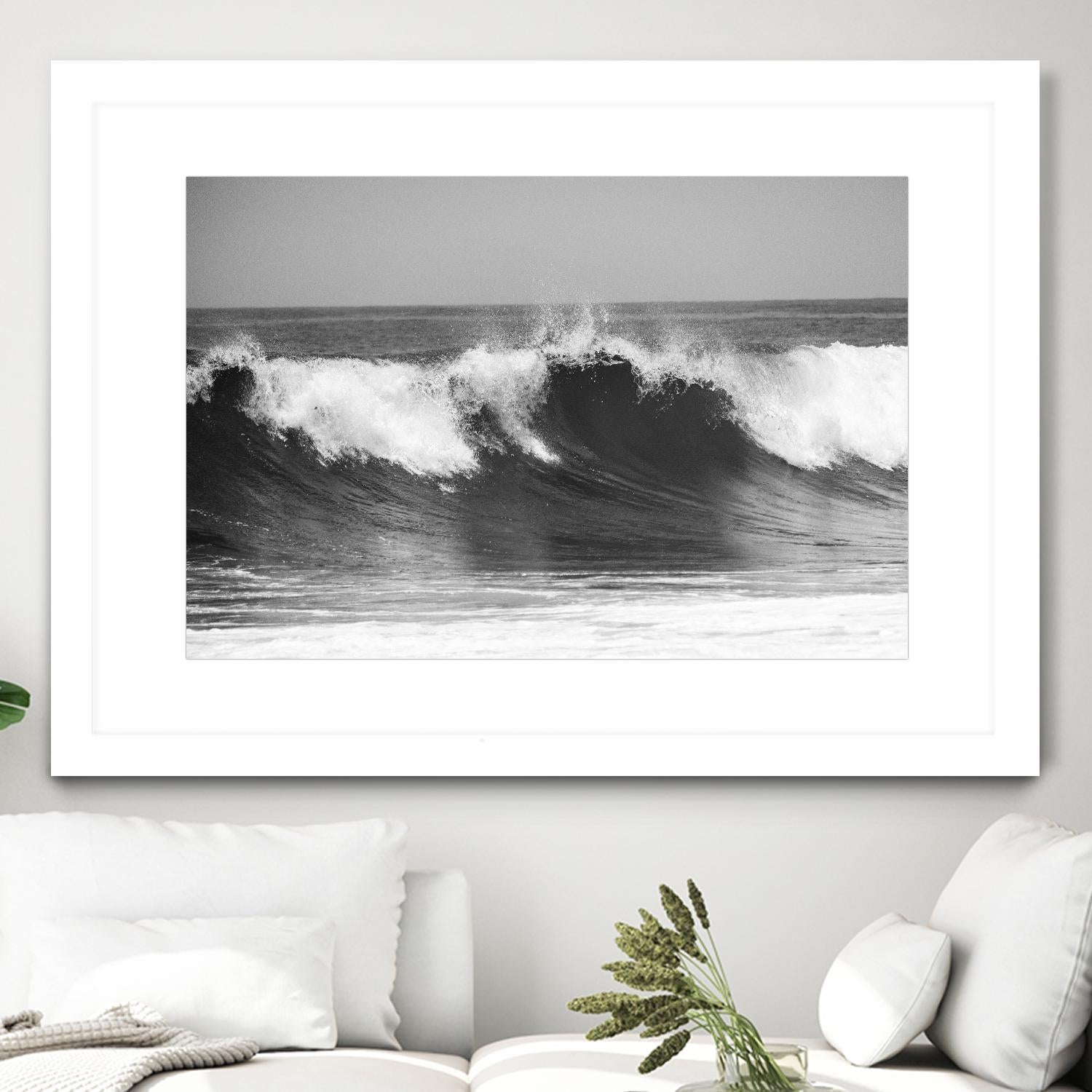 Wave BW by Vladimir Kostka on GIANT ART - multicolor photography; coastal; landscapes