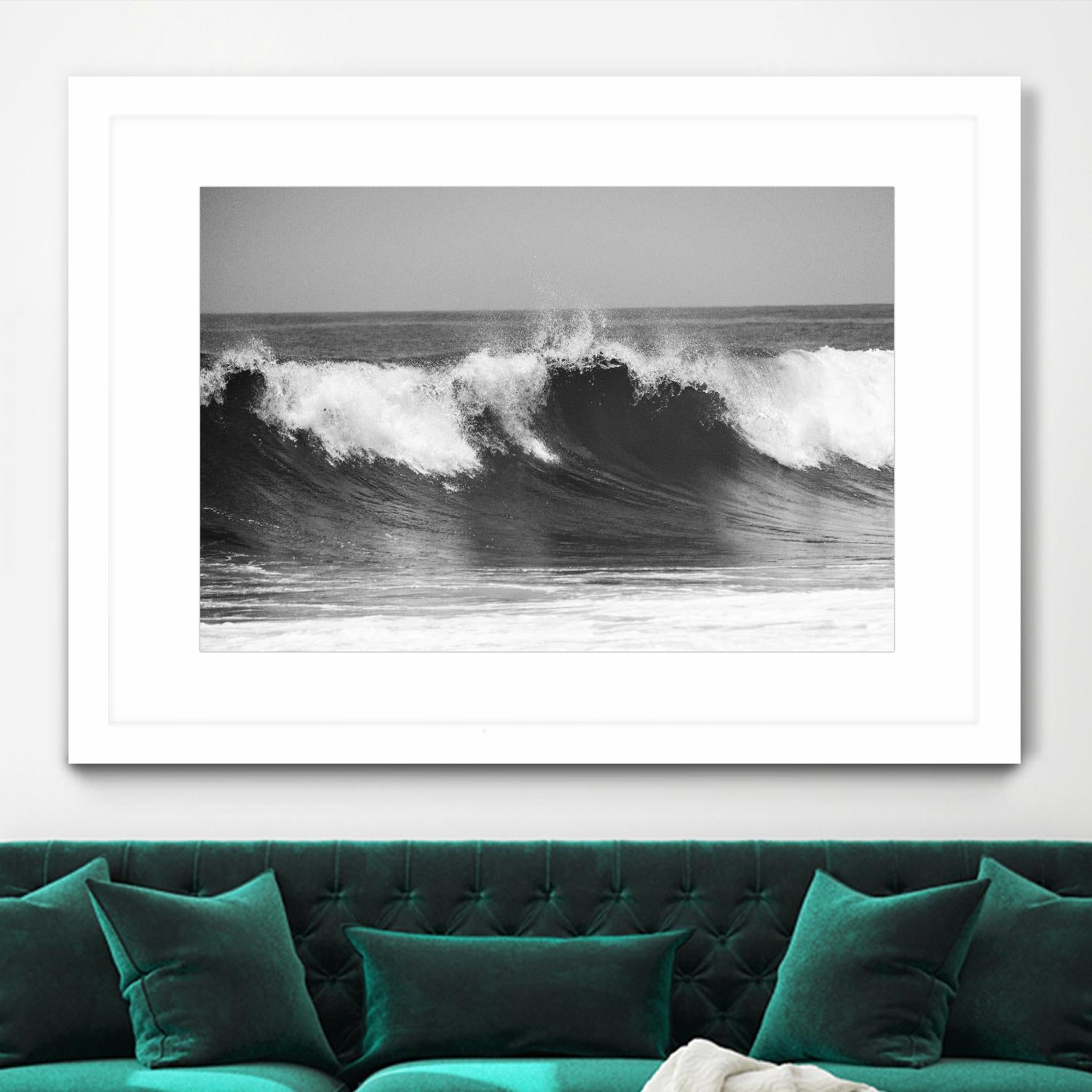 Wave BW by Vladimir Kostka on GIANT ART - multicolor photography; coastal; landscapes