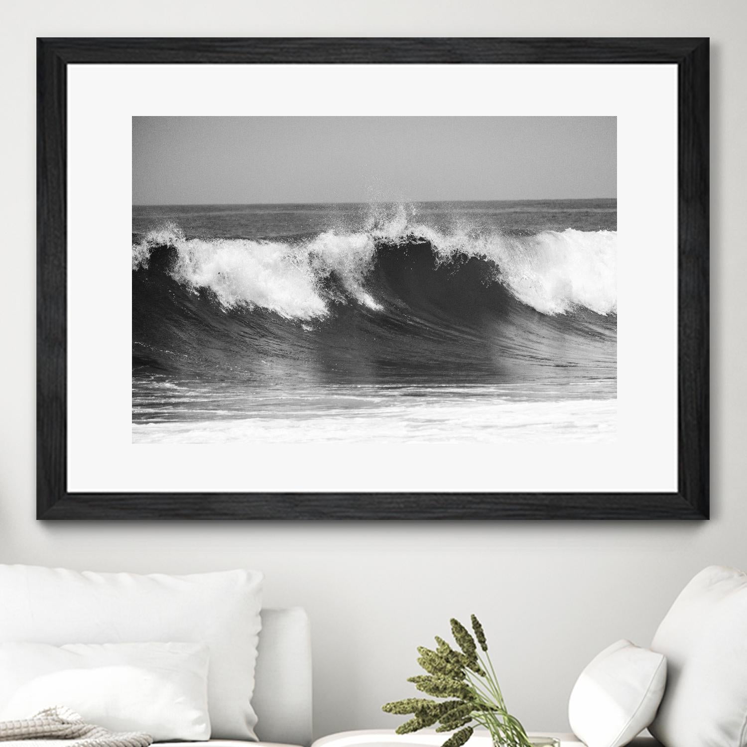 Wave BW by Vladimir Kostka on GIANT ART - multicolor photography; coastal; landscapes