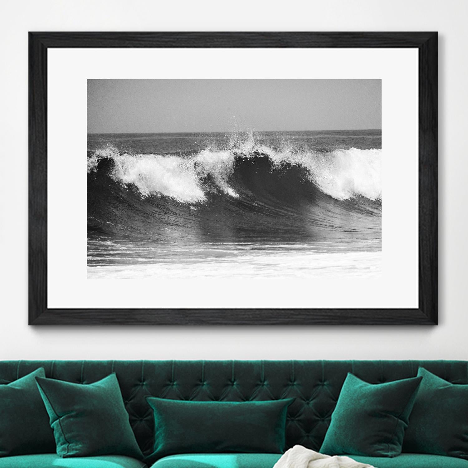 Wave BW by Vladimir Kostka on GIANT ART - multicolor photography; coastal; landscapes