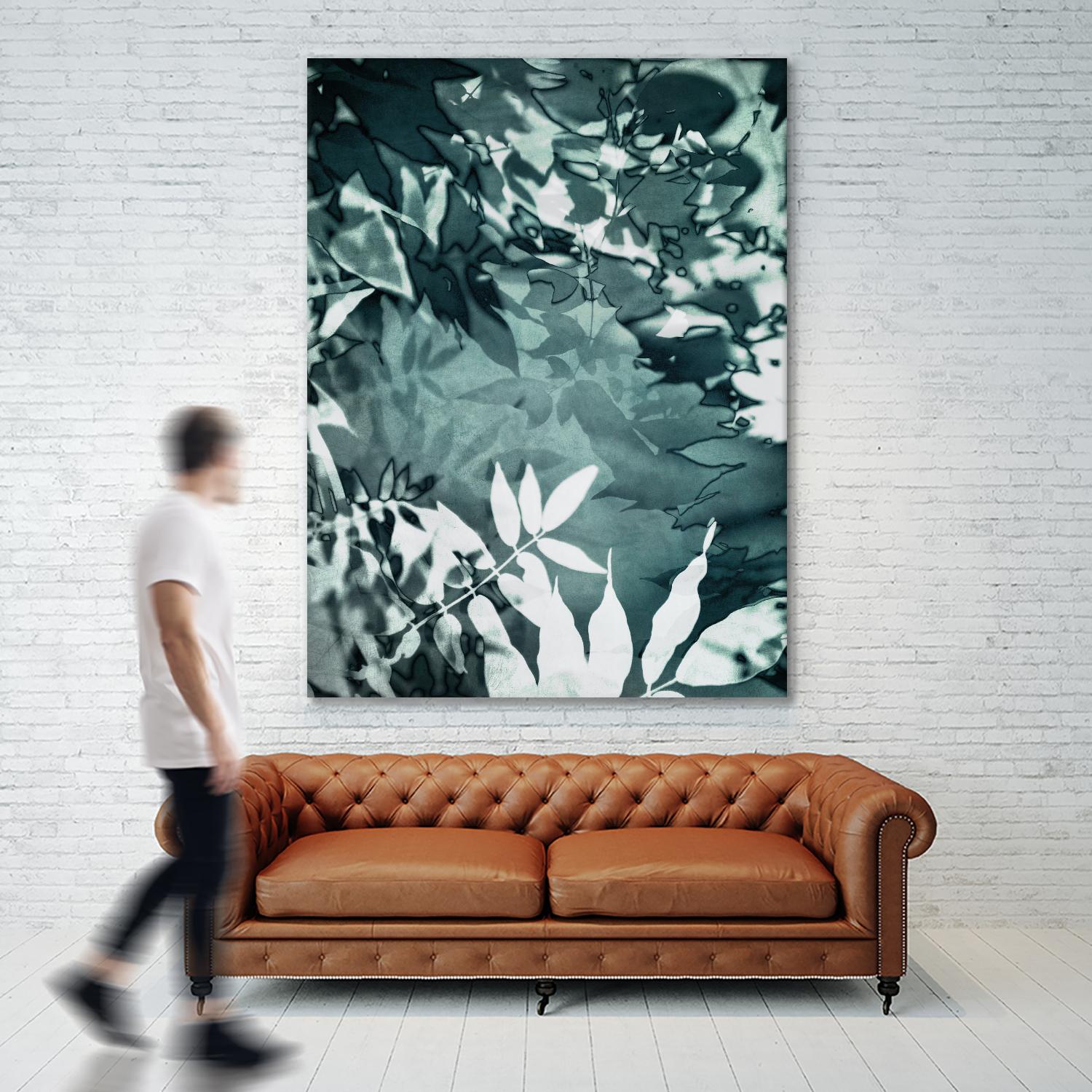 Abstract Leaves by Iris Lehnhardt on GIANT ART - multicolor contemporary