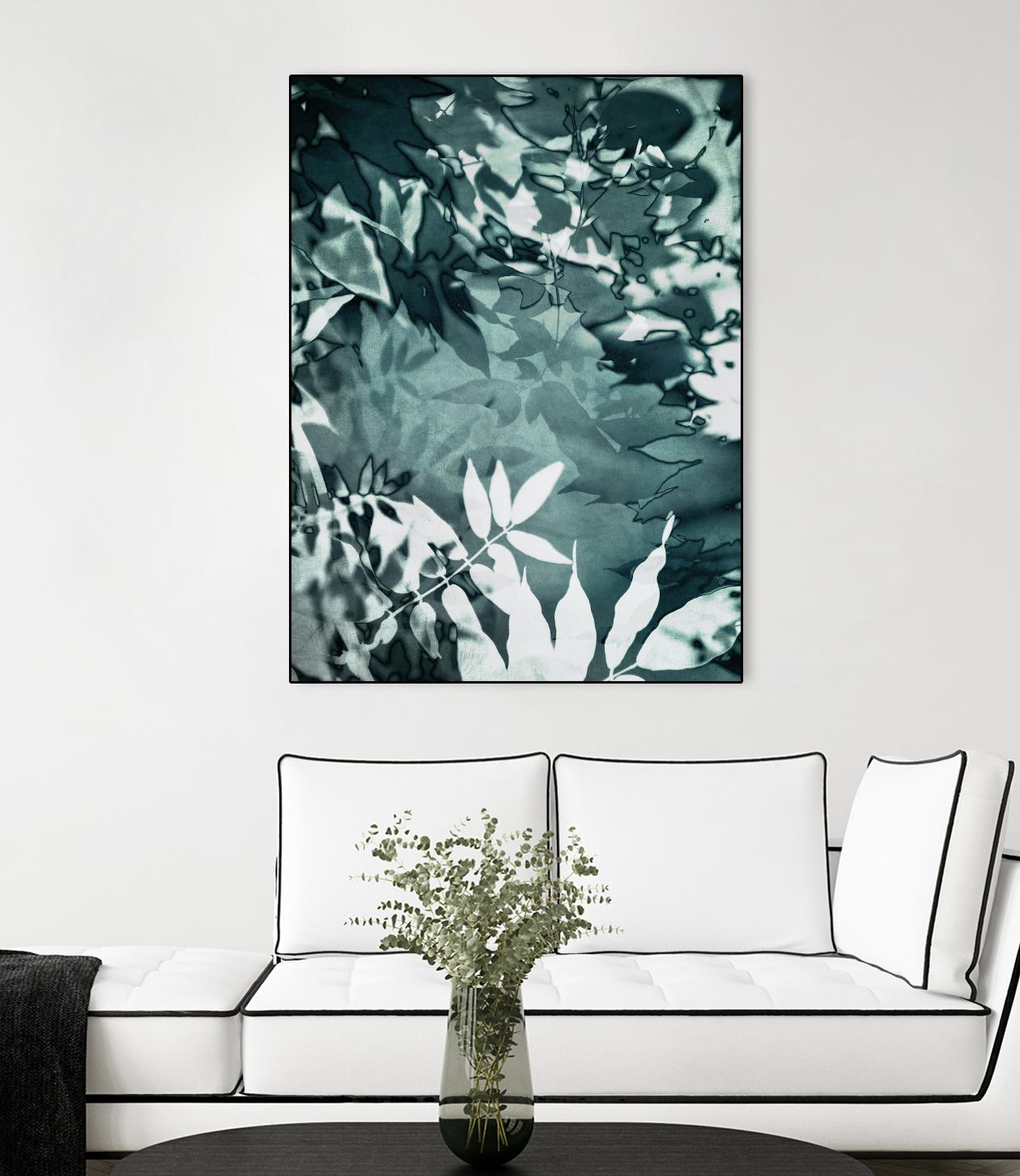 Abstract Leaves by Iris Lehnhardt on GIANT ART - multicolor contemporary