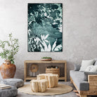 Abstract Leaves by Iris Lehnhardt on GIANT ART - multicolor contemporary