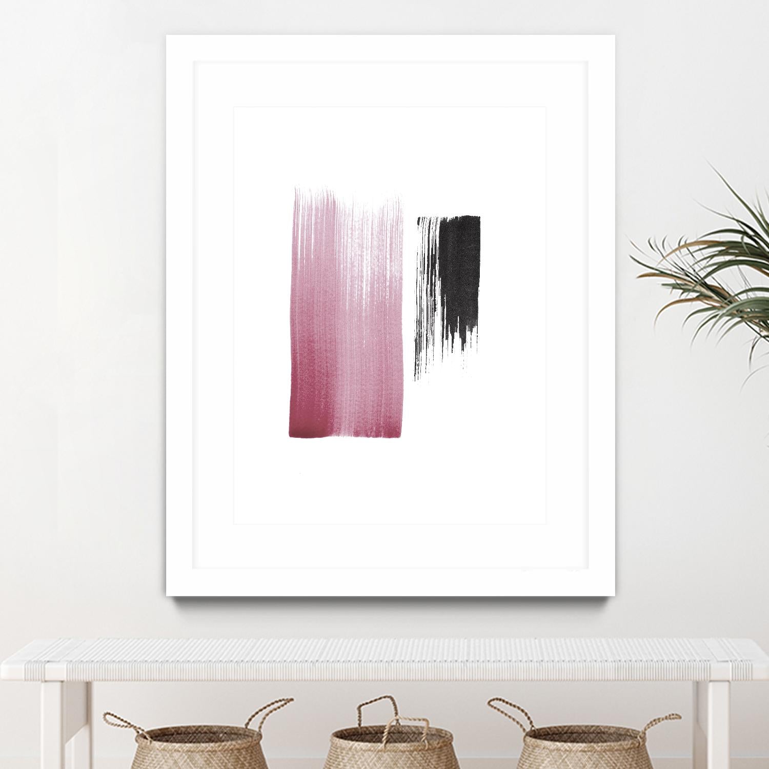 Black & Blush by Iris Lehnhardt on GIANT ART - multicolor contemporary; abstracts