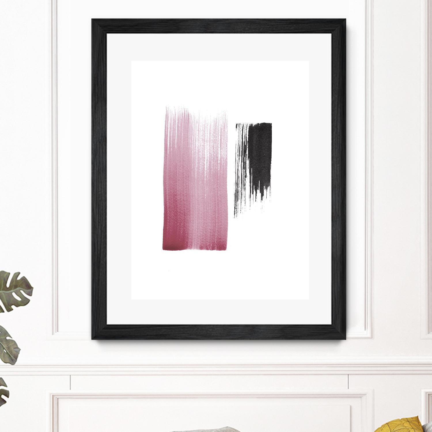 Black & Blush by Iris Lehnhardt on GIANT ART - multicolor contemporary; abstracts