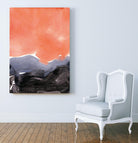 Orange Blue Graphite by Iris Lehnhardt on GIANT ART - multicolor contemporary; abstracts