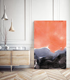Orange Blue Graphite by Iris Lehnhardt on GIANT ART - multicolor contemporary; abstracts