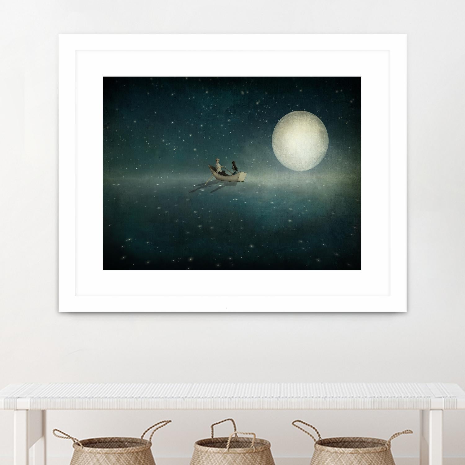 Moonlight by Maja Lindberg on GIANT ART - multicolor urban/pop surrealism; children