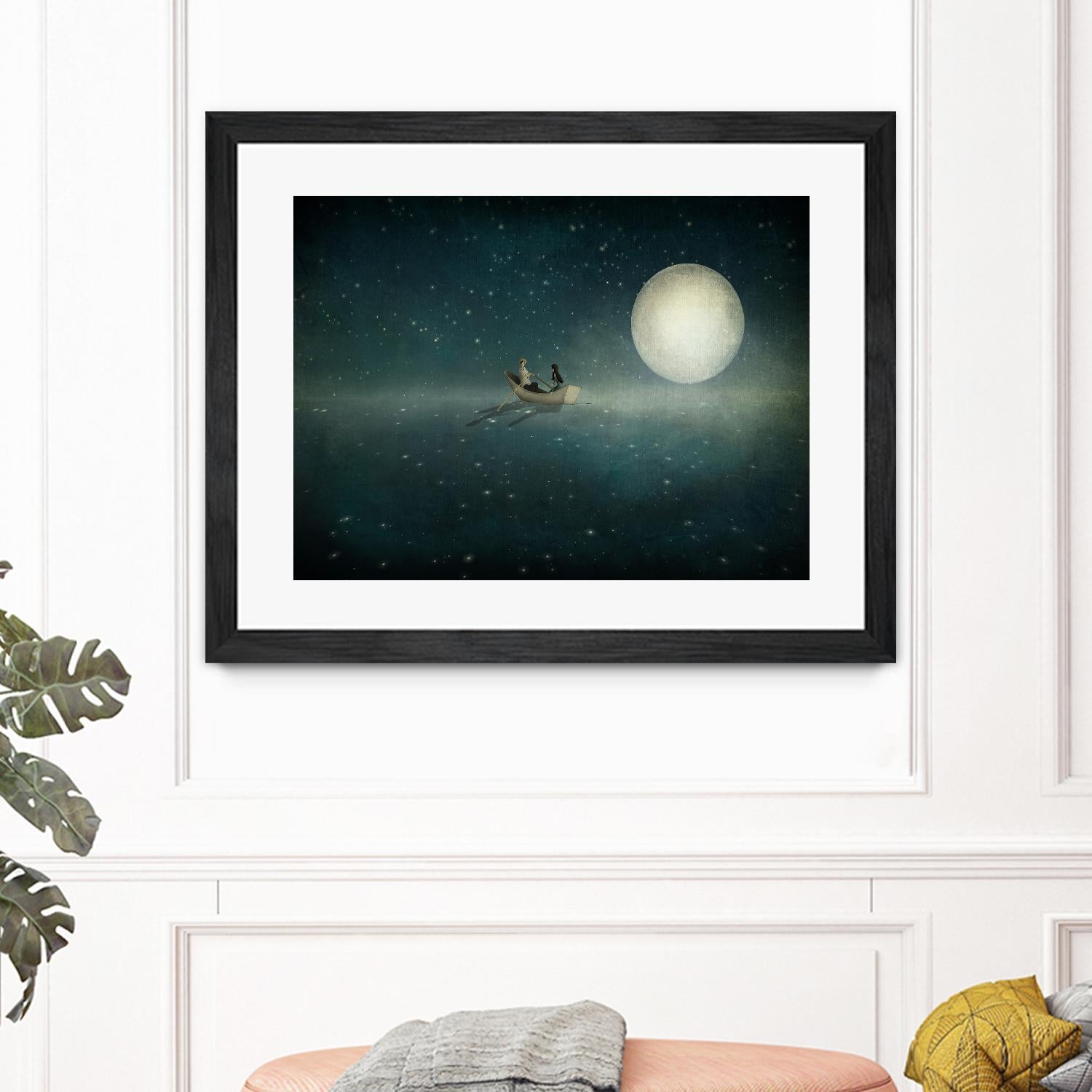 Moonlight by Maja Lindberg on GIANT ART - multicolor urban/pop surrealism; children