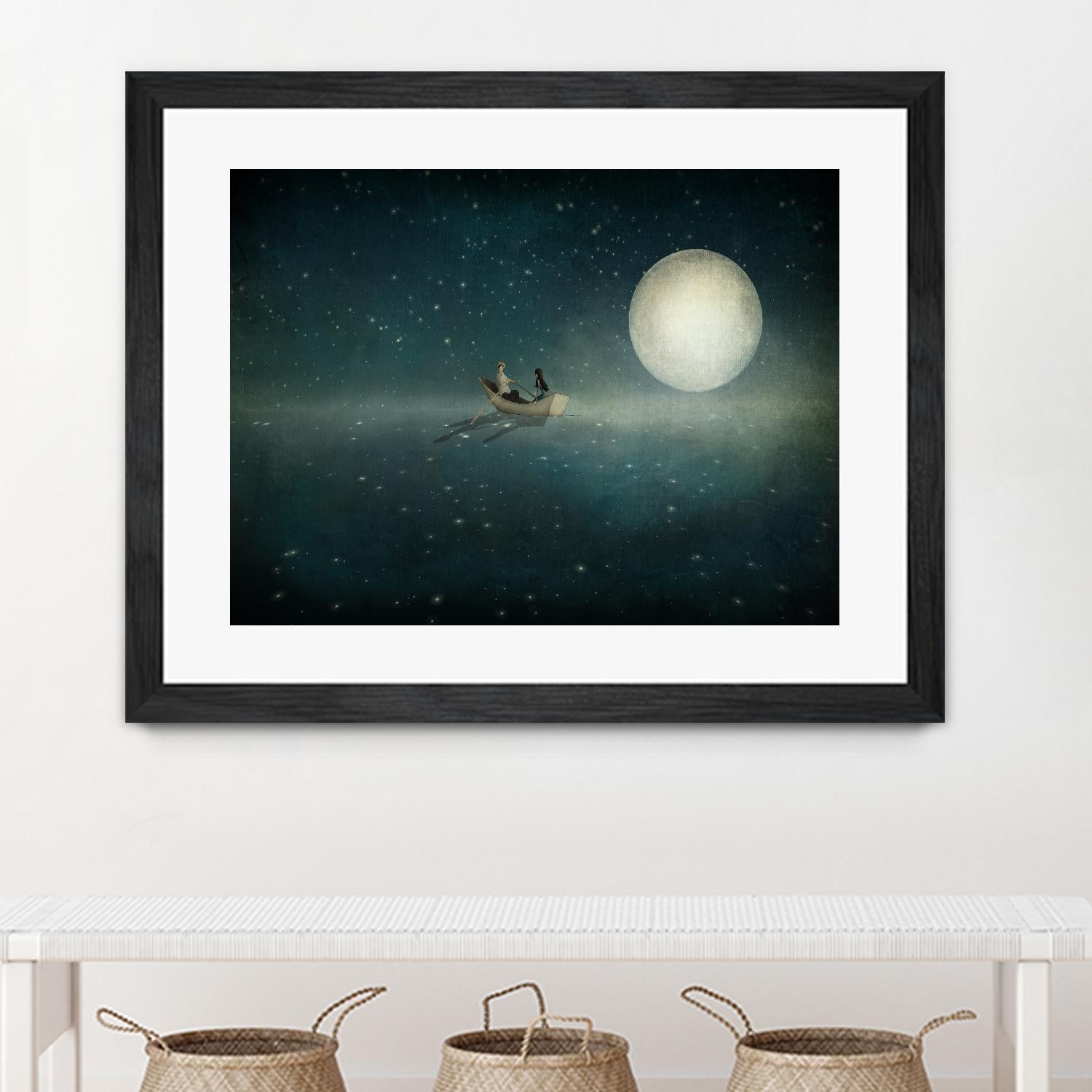 Moonlight by Maja Lindberg on GIANT ART - multicolor urban/pop surrealism; children