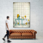 Bath Time by Maja Lindberg on GIANT ART - multicolor urban/pop surrealism; children