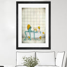 Bath Time by Maja Lindberg on GIANT ART - multicolor urban/pop surrealism; children