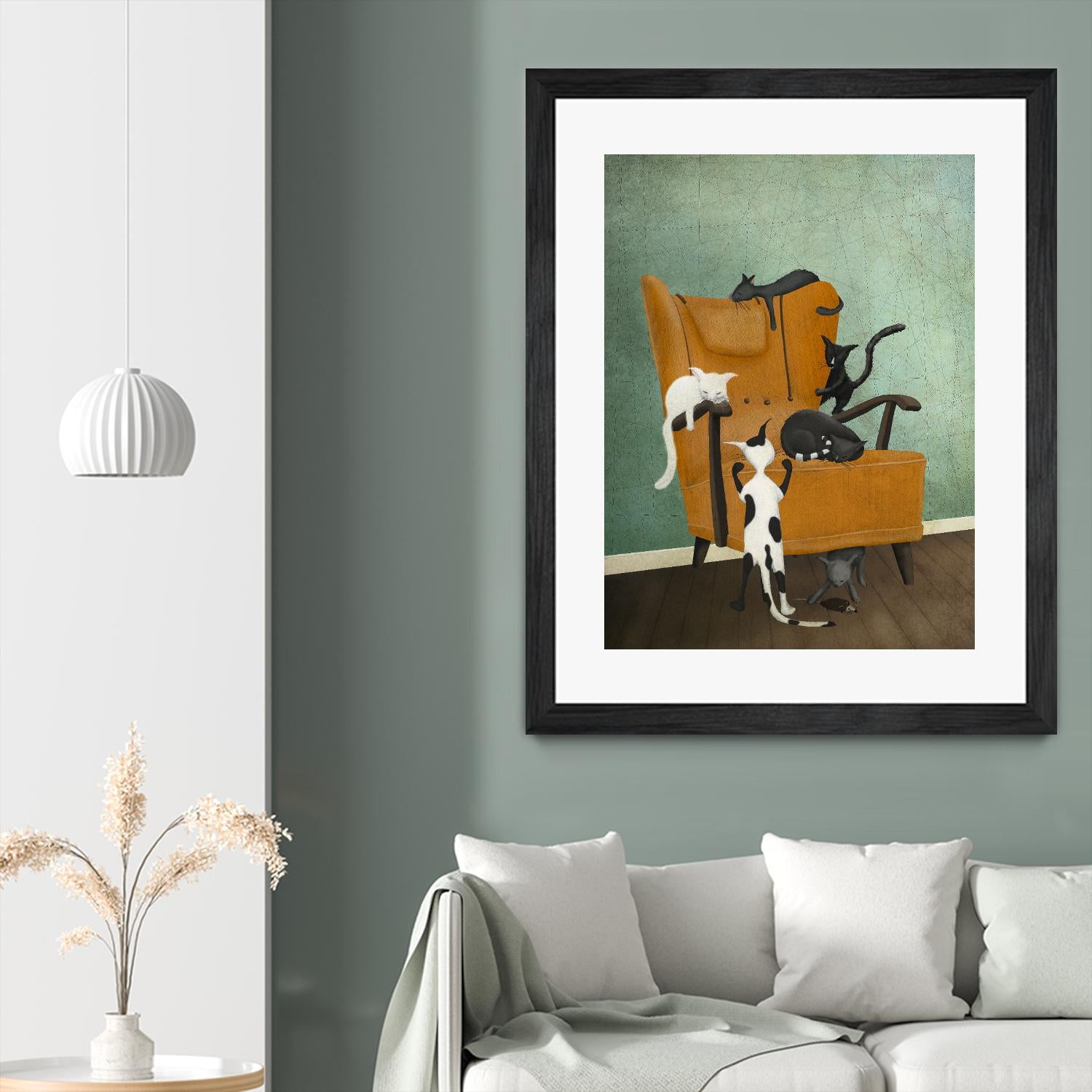 Catlife by Maja Lindberg on GIANT ART - multicolor urban/pop surrealism; animals; children