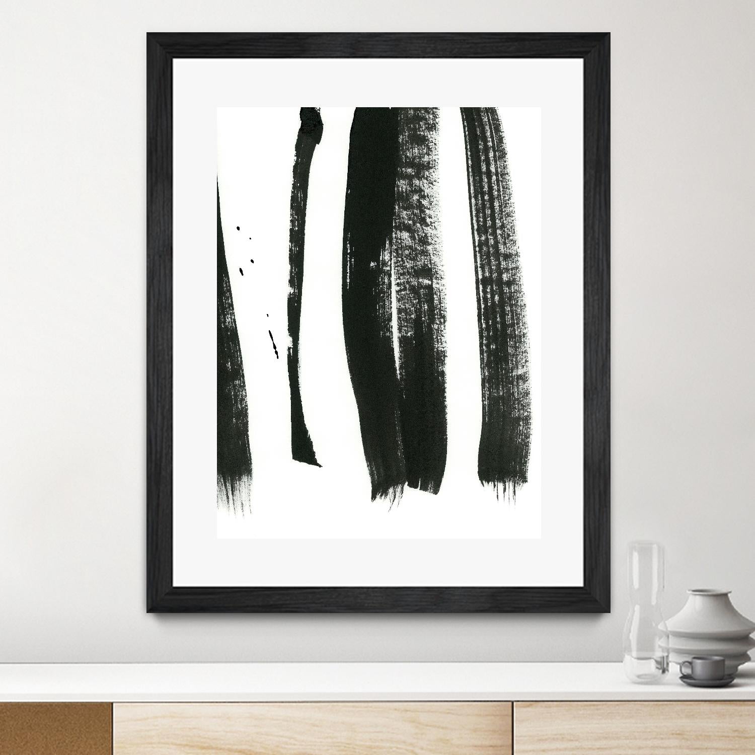 Black on White 3 by Iris Lehnhardt on GIANT ART - multicolor abstracts; contemporary