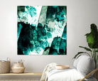 Emerald and Moss Green by Iris Lehnhardt on GIANT ART - multicolor abstracts; contemporary