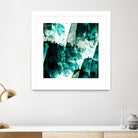 Emerald and Moss Green by Iris Lehnhardt on GIANT ART - multicolor abstracts; contemporary