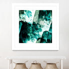 Emerald and Moss Green by Iris Lehnhardt on GIANT ART - multicolor abstracts; contemporary