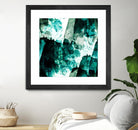 Emerald and Moss Green by Iris Lehnhardt on GIANT ART - multicolor abstracts; contemporary