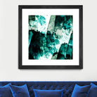 Emerald and Moss Green by Iris Lehnhardt on GIANT ART - multicolor abstracts; contemporary