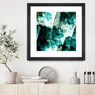 Emerald and Moss Green by Iris Lehnhardt on GIANT ART - multicolor abstracts; contemporary